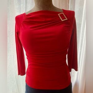 Women’s 3/4 Sleeve Shirred Top